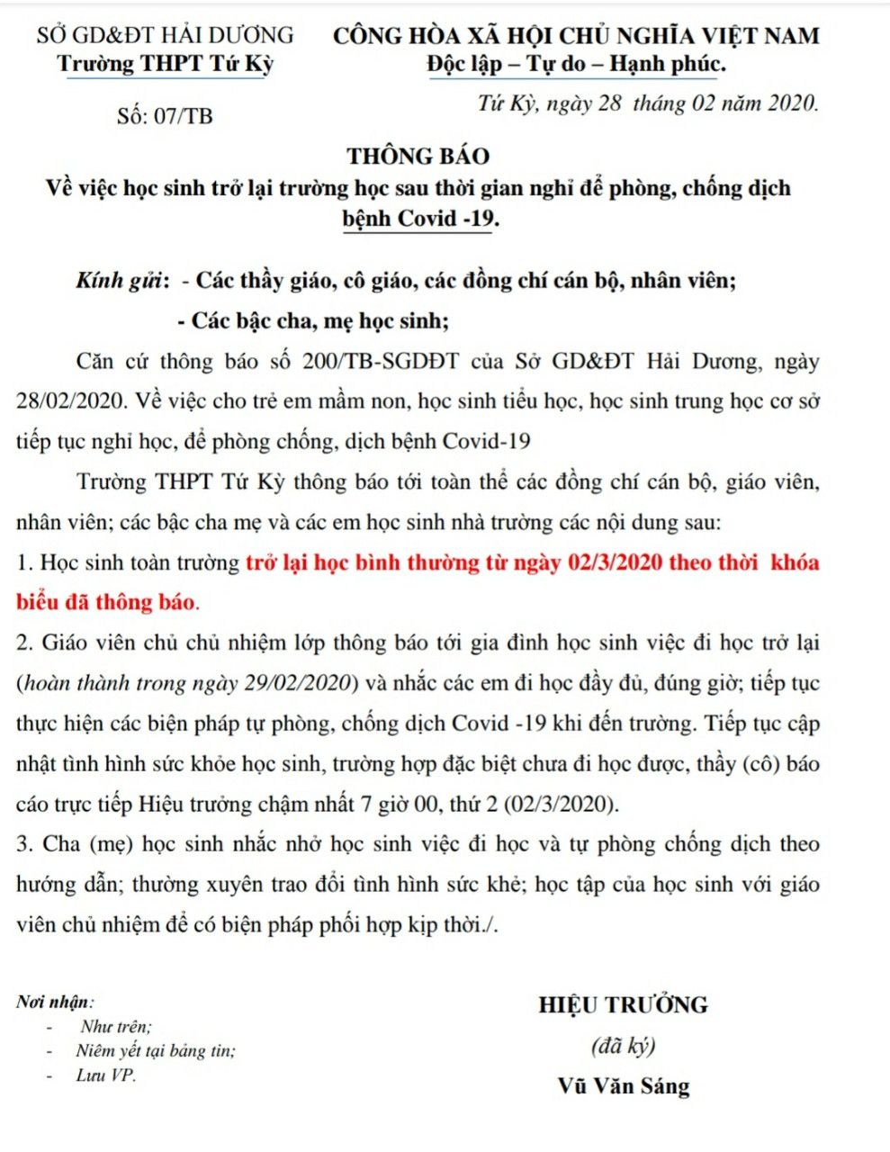 V/v hướng dẫn một số nội dung tổ chức Kỳ thi tốt nghiệp trung học phổ thông năm 2025
